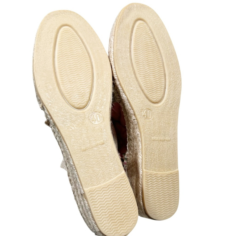 Toni Pons VERA-MS Women's Size 40 9.5 Flat Espadrilles Colorful Raffia Resort - Picture 5 of 10